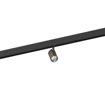 Wever & Ducré+CENO on STREX 1.0 LED 6.9W 480lm 2700K CRI>90 31°, hämardatav DALI, siinivalgusti, matt must/pronks